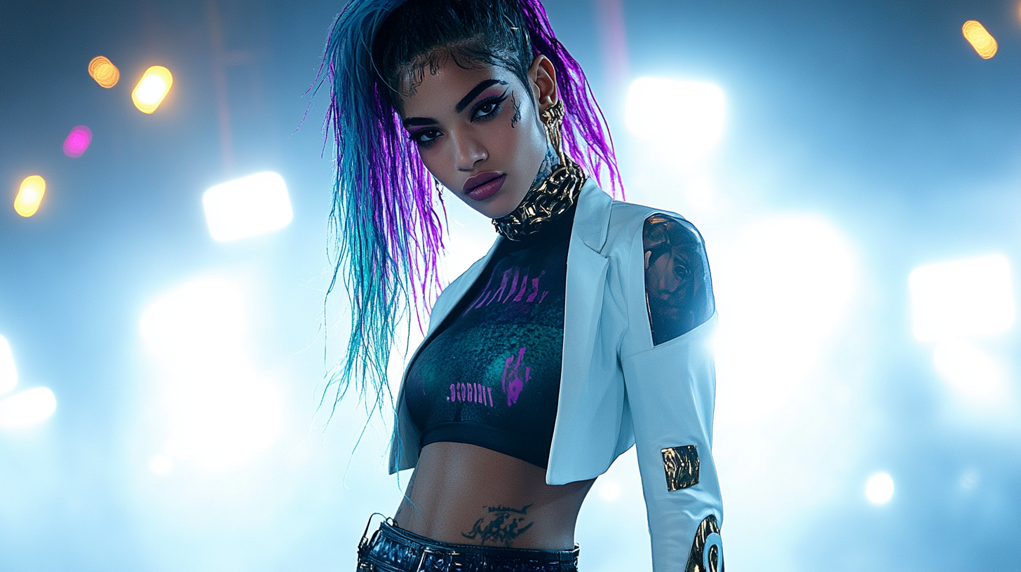 High Fashion white jacket